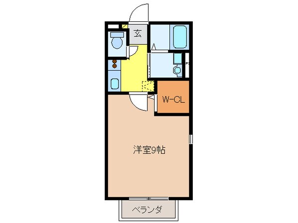 クレセールの物件間取画像